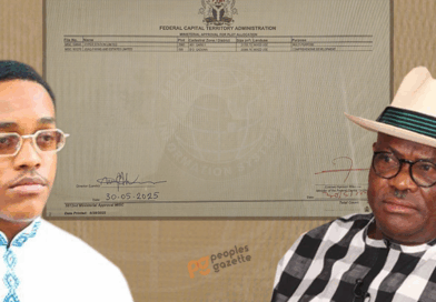 Wike Allocated 1,740 Hectares Of Land To Other Son, Jordan. Gazette Produces Documentary Evidences (pics)